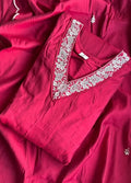 Red Anarkali Dress Suit